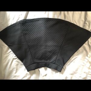 H&M Black Mini Skater Skirt